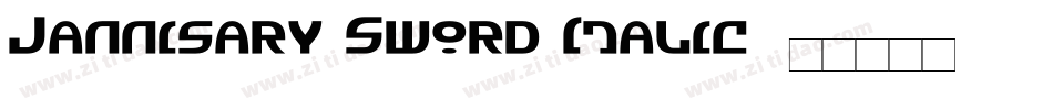 Jannisary Sword Italic字体转换